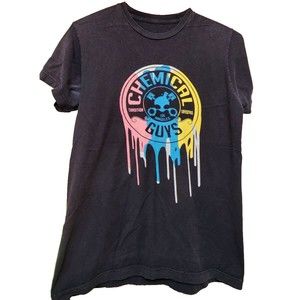 Chemical Guys Los Angeles 2 Sides Black T-Shirt Size Medium Melting Paint Logo